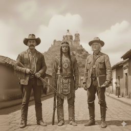 Atlan, Winnetou, Old Shatterhand at Cholula Fall 1866.4.png
